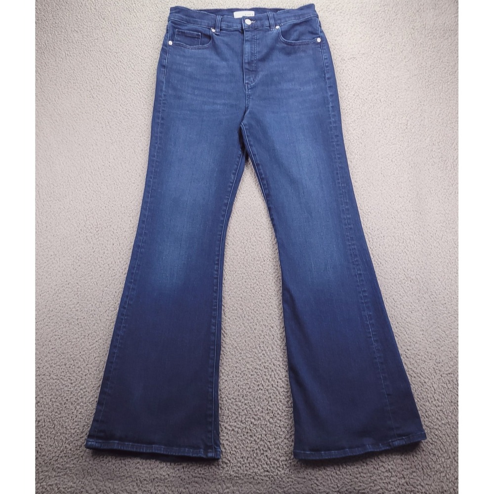 LOFT Jeans Womens Size 31/12 The Slim Flare High Rise Medium Wash Denim 31x31